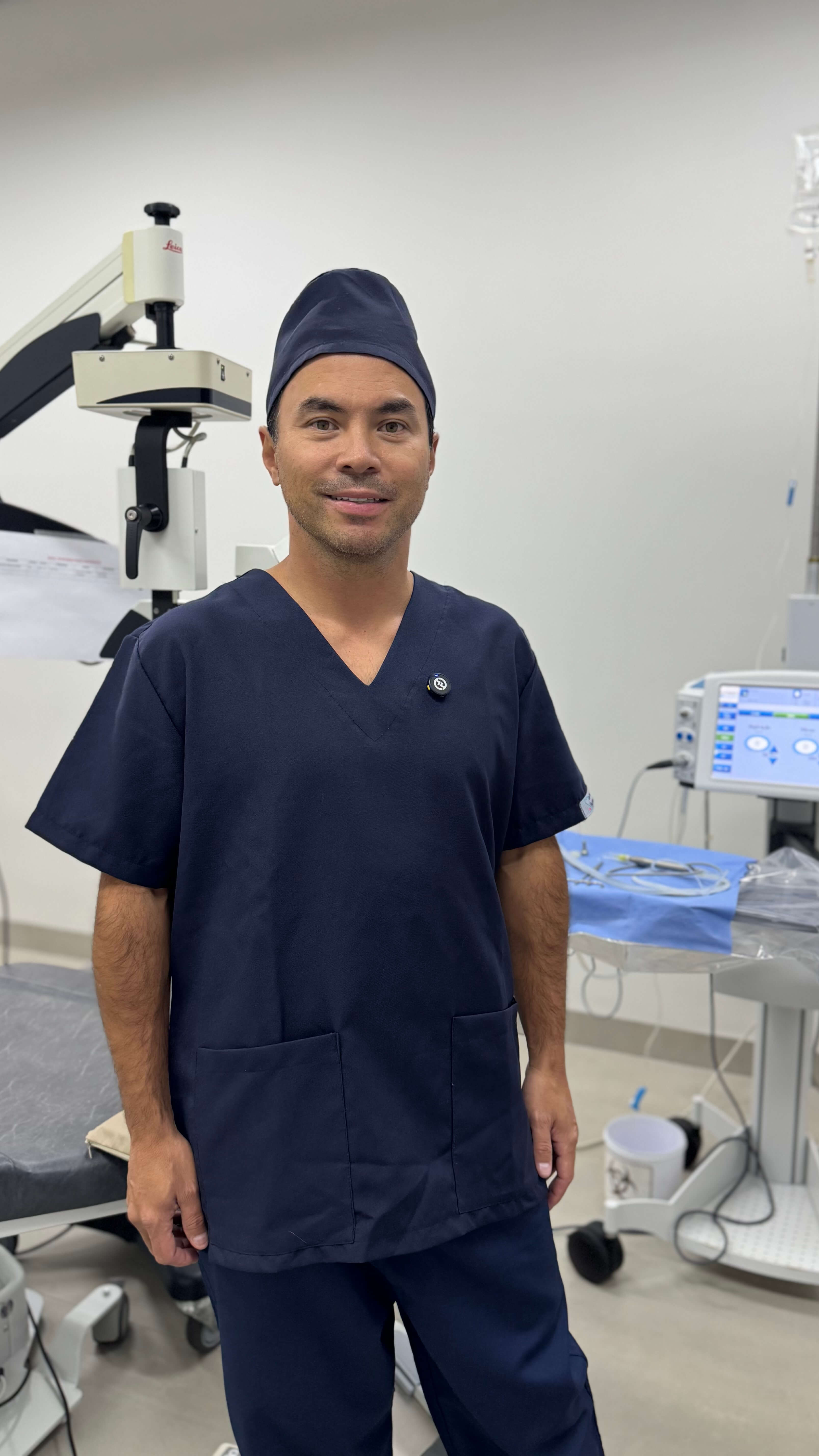 Centro cirúrgico da clínica do Dr. Keiti Shirasu em Cianorte